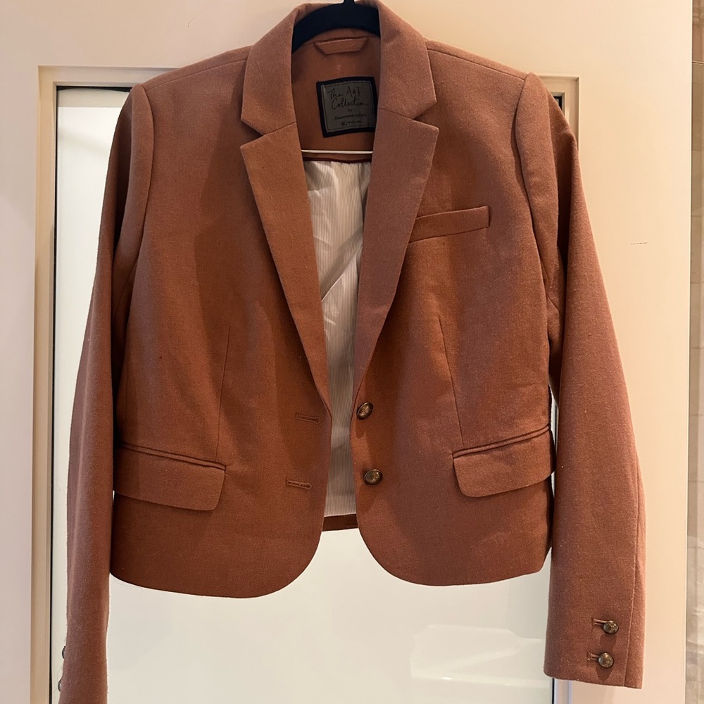 Abercrombie Tan Blazer Jacket